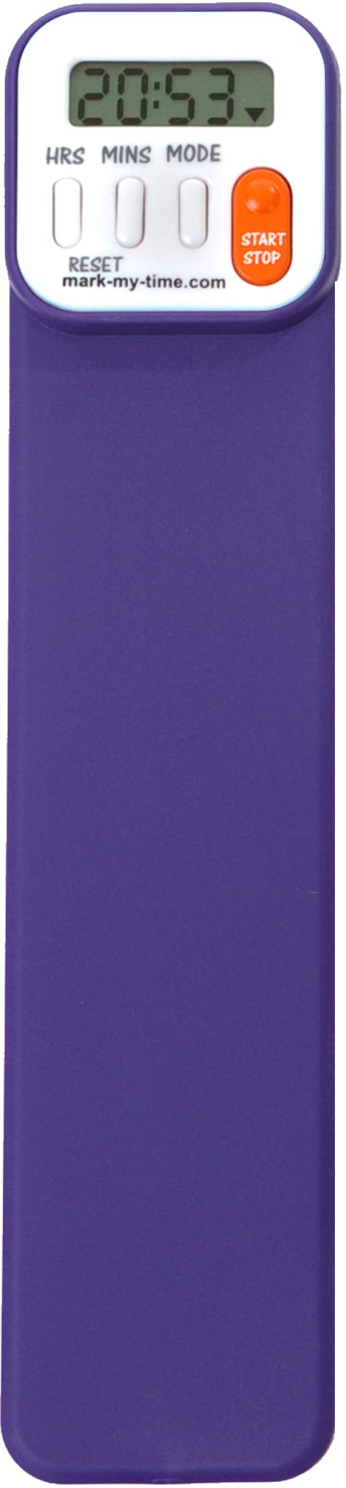 Mark-My-Time - Digital Bookmark - Mark My Time Reading Timer and Bookmark for Kids  Cool Bookmarks and Reading Incentives  Great Christmas Gift & Stocking Stuffer for Book Lovers - Purple - Image 1
